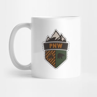 PNW Adventure Badge Mug